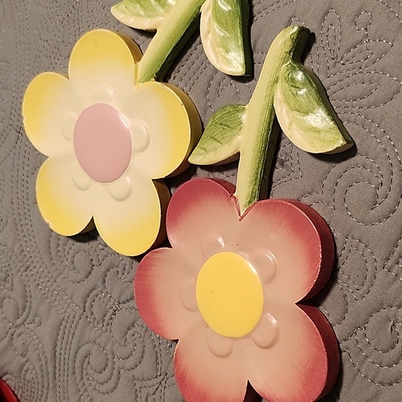 Home interiors flower wall plaques decor - Picture 5 of 5